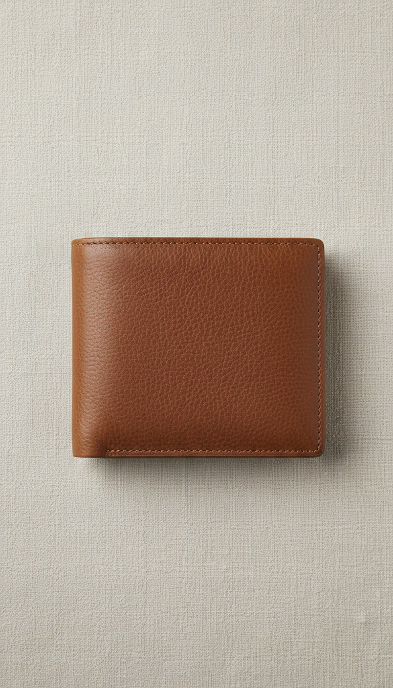 Classic Bifold Wallet in Full-Grain Leather
