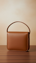 Minimalist Crossbody Bag in Natural Tan